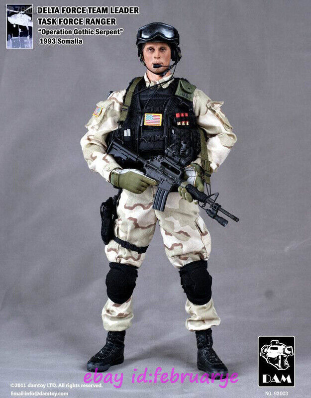 Damtoys 1/6 93003 Delta Force Team Leader Task Force Ranger 1993 In Somalia Damtoys 1/6 93003 Delta Force Team Leader Task Force Ranger 1993 In Somalia