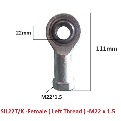 Female/Male Rod End, Bearing Rose Joint, Left/Right Hand Thread, Variety Sizes - Picture 40 of 94