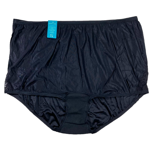 NWT 2-Pk. Vanity Fair 11/4XL Perfectly Yours® Lace Nouveau Nylon Brief 13001 - Picture 8 of 15