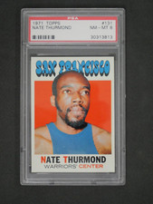 NATE THURMOND 1971-72 TOPPS #131 - PSA 8 NM-MT - SAN FRANCISCO WARRIORS