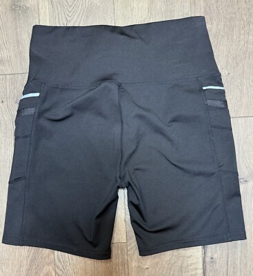 JGX PERFORMANCE Sz M BLK High Waist Athletic 7in Shorts Zip JGX PERFORMANCE Sz M BLK High Waist Athletic 7in Shorts Zip