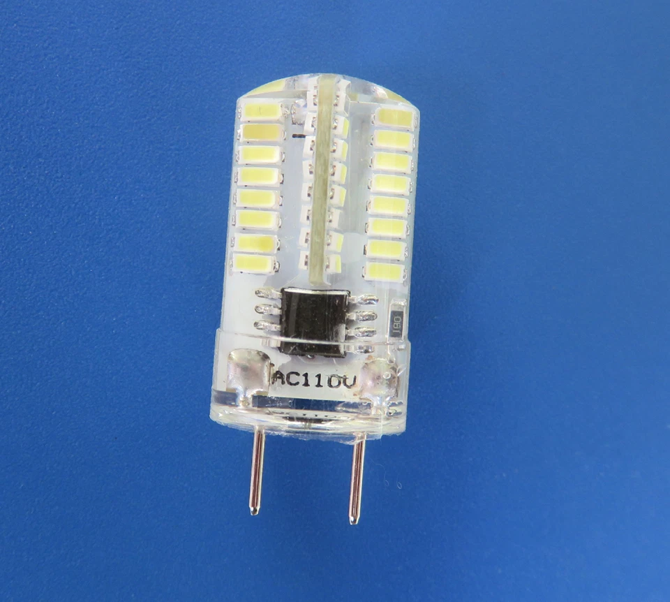 10pcs G8 G8.5 T5 Led bulb 64-3014 SMD Silicone Lamp White Light 3W 110V 120V H - Image 2 of 4