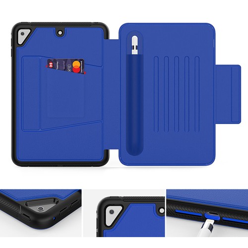 For iPad 5th 6th 7th 8th 9th Generation PU Leather Case Heavy Duty Stand Cover - Picture 32 of 33
