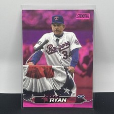 Nolan Ryan Texas Rangers 2024 Topps Stadium Club Pink Base Parallel #108