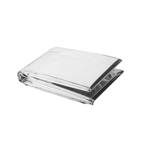 10 Pack 84" X63" Emergency BLANKET Thermal Survival Safety Insulating Mylar Heat - Picture 5 of 7