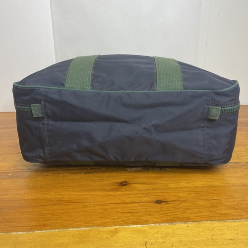 Lands’ End Direct Merchants Travel Bag Luggage Blue Nylon Unisex 18x15x6 US made - Picture 6 of 16
