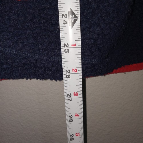 Penfield Jacket Mens Small S Sherpa Full Zip Pockets Zipper Blue/red Collared - Picture 6 of 6