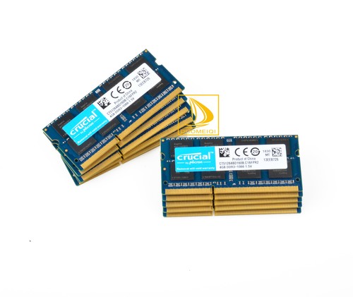 Crucial 10x 4GB 2RX8 PC3-8500S DDR3 1066Mhz SODIMM Laptop Memory RAM 204Pin~@ - Picture 9 of 10