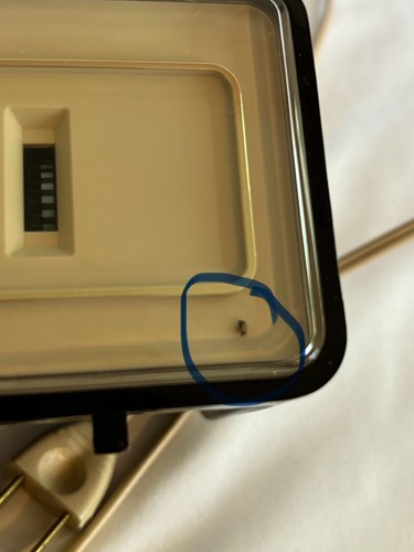 SVEGLIA GE FLIP GE ELETTRICA GENERALE VINTAGE modello 8127-3 solo pezzi - Foto 8 di 8