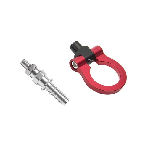 European Car Red Track Racing Style Aluminum Tow Hook For BMW 3 5 Series F30 F35 - Imagen 6 de 7