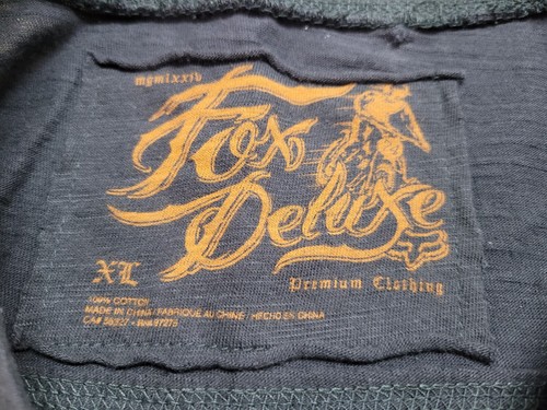 Fox Racing Shirt Men XL Grey Motorcross Skull Illuminati Streetwear Short Sleeve - Picture 7 of 14