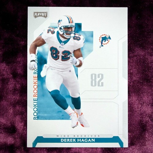 Derek Hagan 2006 Playoff NFL RC MINT Arizona State ASU Rookie Dolphins Jersey SP - Picture 1 of 4