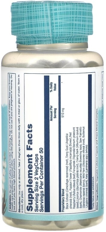 Solaray Female Hormone Blend SP-7C 100 VegCap | eBay