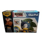 NEW blue SONIC the Hedgehog Chia Pet Decorative Planter Bonus Watering Can