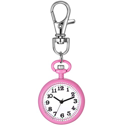 Clip Hanging Analog Quartz Hiking Fob Watch Keychain Key Ring Watch Nurse Watch - Bild 22 von 28