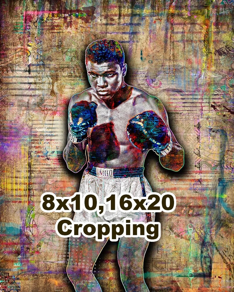 MUHAMMAD ALI 16x20inch Pop Art Poster, Muhammad Ali Tribute Free Shipping US - Image 3 of 4