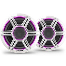 Fusion 010-02918-01 6.5" LED Marine Apollo Speakers with Sports White Grilles