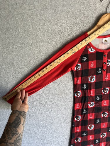 Buc-ees Girls Christmas Holliday Long Sleeve Pajama Nightgown Medium - Picture 4 of 7