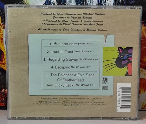 Blues Traveler : Run Around - Original 1994 CD - 5 Track E.P. - Picture 3 of 3