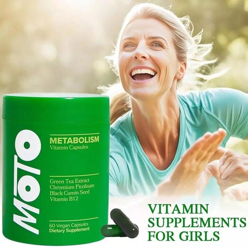 Moto Women's Metabolism Boost: Energy & Appetite Control, 60 Capsules
