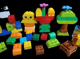 Lego Duplo 10817 Creative Chest & 10615 First Tractor 90 Plus Pieces Combined