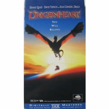 Dragon Heart VHS Video, "You Will Believe", Dennis Quaid Sean Connery 1996 1H43M