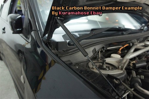 Fit MAZDA RX8 SE3P 2003-2012 13B Bonnet Hood Black Carbon Gas Strut Shock Damper - 第 8/10 張圖片
