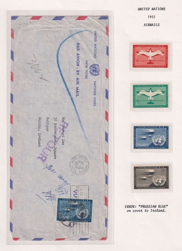 E0152: ONU #C3a en portada oficial a Irlanda, ERROR - Imagen 3 de 3