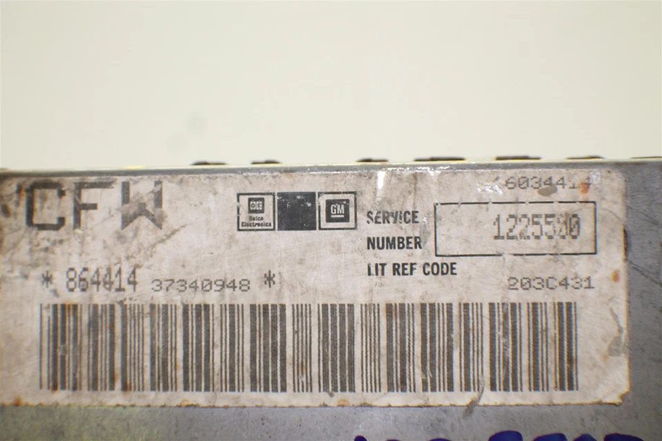 Pontiac Acadian 1982 unidad de control del motor ECU 1225500 módulo 45 1403 Foto 2 de 4