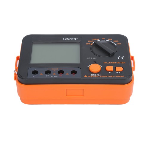 VC480C 0.01mΩ2kΩ 6Gear Digital Milliohmmeter 4Wire Measurement DC Tester HEL - Picture 7 of 12