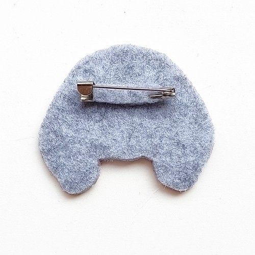 Brooch Pin Embroidery Cartoon Lifelike Beagle Bulldog Dog Puppy Children Unique - Picture 4 of 10