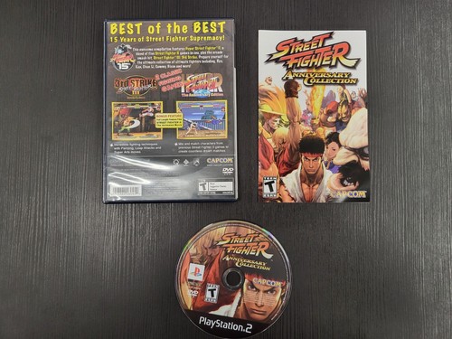 Street Fighter Anniversary Collection PS2 Sans notice Sony PlayStation 2 - Picture 2 of 2