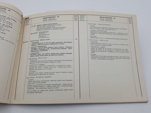Manual de Taller Fiat Ducato Lista Tarifas La Reparación Asistencia Técnica 1981 - Imagen 9 de 24