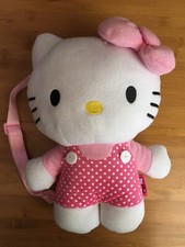 Official Hello Kitty 16" Soft Plush Doll Backpack High Quality w/ Tag Authentic