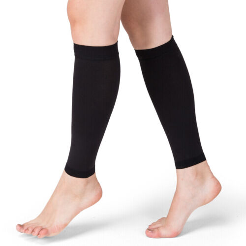 Calf Compression Sleeve Socks Women Men - 20-30 mmHg Medical Sports Thrombosis - Picture 8 of 14