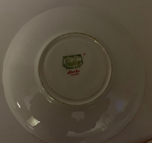 Juego de tazas de té Shelley China - taza, platillo, tazón, plato Cottagecore abuela - Imagen 7 de 7