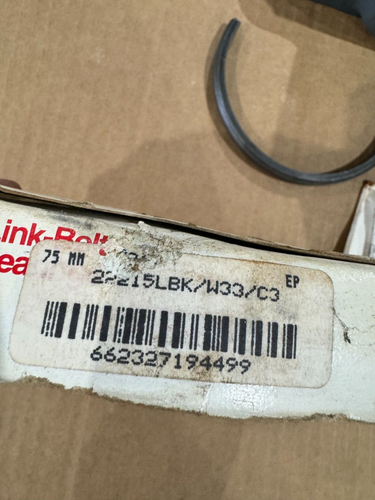 NEW LINK-BELT 2-7/16" PILLOW BLOCK BEARING PLB6839R / 22215LBK/W33/C3 & SEALS - Picture 6 of 12