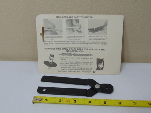 SAUNDERS ARCHERY NOCKING PLIERS NOK NOCK POINT PLIERS BOWSTRING TOOL - Picture 3 of 5
