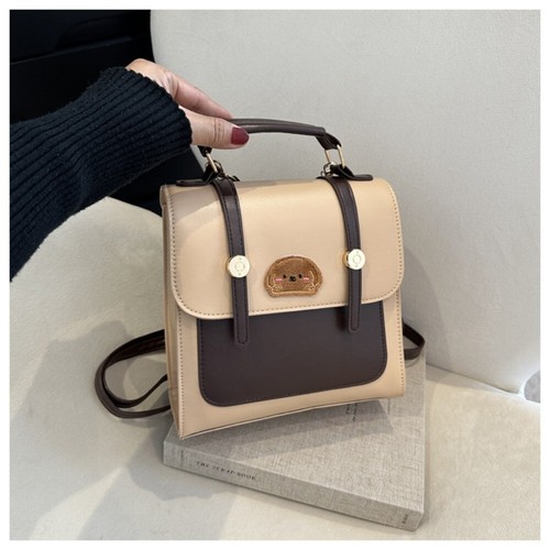 Large Quantity Backpack Pu Leather School Student Bag Women‘s Bags Travel Bag - Picture 5 of 12