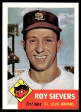 Roy Sievers 1991 Topps Archives 1953 #67 St. Louis Browns