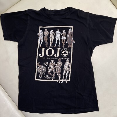 JOJO's Bizarre Adventure Golden Wind Color Black Size Small Unisex