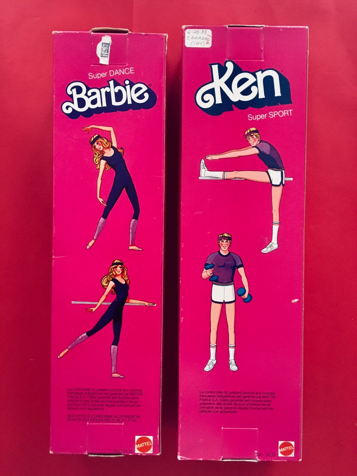 BARBIE & KEN EUROPEAN EUROPEAN EUROPEAN MARKED EXCLUSIVE - 1982 Super Dance ref.5838 c3136e BARBIE & KEN EUROPEAN EUROPEAN EUROPEAN MARKED EXCLUSIVE - 1982 Super Dance ref.5838 c3136e