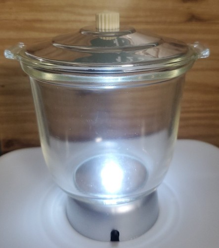 X1 RARO De Colección Pyrex Plato/Bote, Con Tapa de Cromo F-1, 599 - Imagen 5 de 14