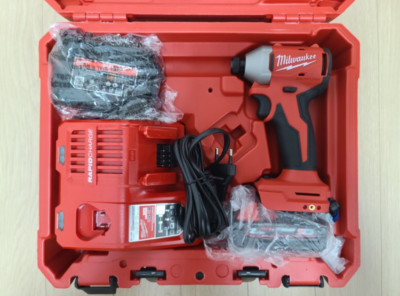 Milwaukee M18 BLIDR-202C Compact Brushless Akku Schlagschrauber 2,0 Ahx2