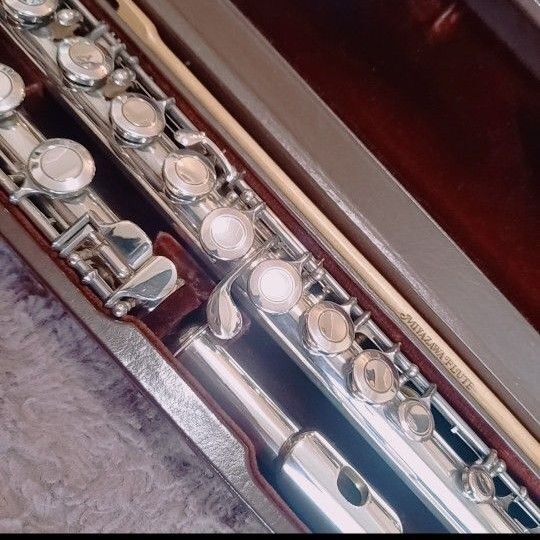Miyazawa MS-95S Flute Silver Well-maintained Used with Hard Miyazawa MS-95S Flute Silver Well-maintained Used with Hard