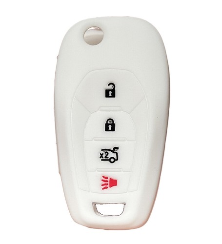 Fit CHEVROLET Cruze BUICK 4 Button Flip Remote Smart Key Silicone Case Cover - Picture 19 of 19
