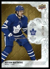 Auston Matthews #24 182/299 2019-20 Upper Deck Engrained Toronto Maple Leafs