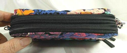 Vera Bradley's ALL IN ONE CROSSBODY per TELEFONO in FLORAL FIESTA, borsa, borsa nuovo con etichette - Foto 5 di 12