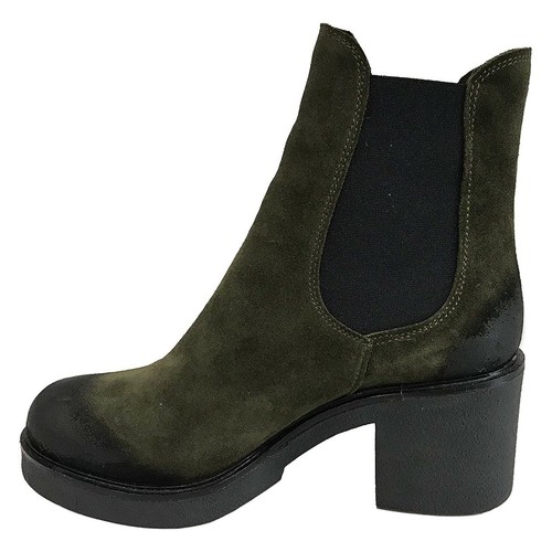 LE PRIVE' stivaletto donna in camoscio verde bosco mod OSLO MADE IN ITALY |  eBay