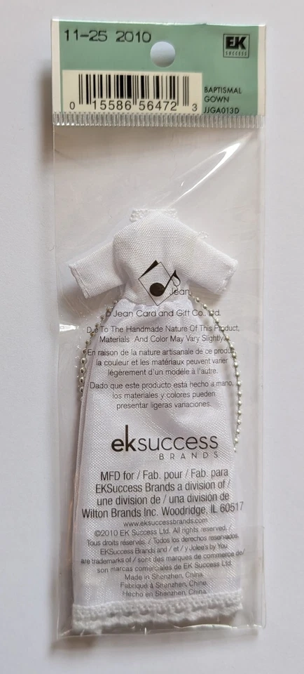 MINI Baby Baptism Gown Jolee's By You Scrapbooking Embellishments - Image 3 of 3